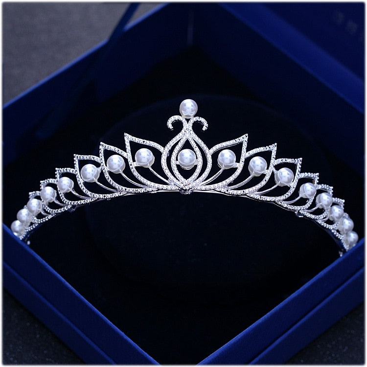 Diverse corone di cristallo color oro argento tiara sposa regina della moda per copricapo corona nuziale accessori per gioielli per capelli da sposa - Bridetobe.it