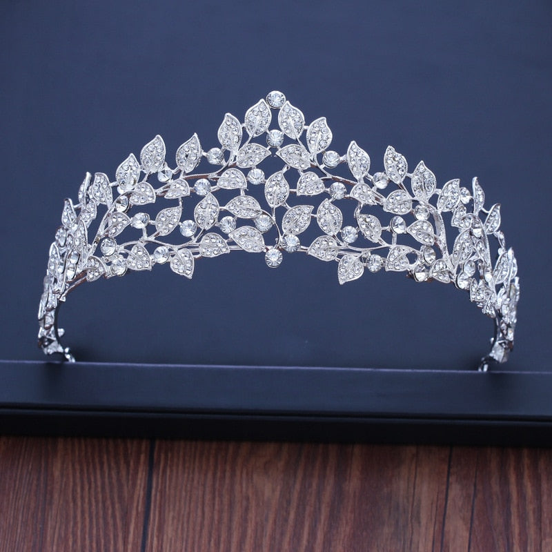 Diverse corone di cristallo color oro argento tiara sposa regina della moda per copricapo corona nuziale accessori per gioielli per capelli da sposa - Bridetobe.it