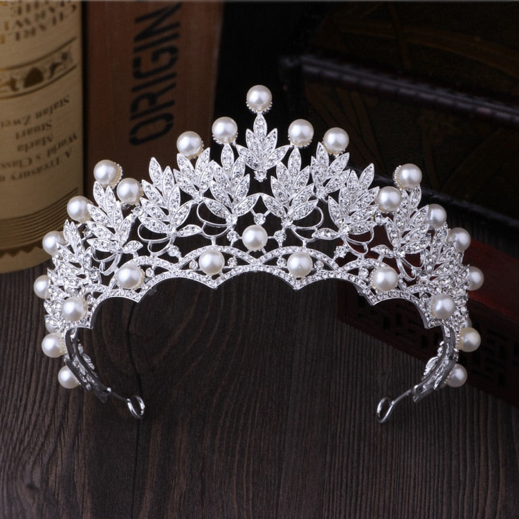 Diverse corone di cristallo color oro argento tiara sposa regina della moda per copricapo corona nuziale accessori per gioielli per capelli da sposa - Bridetobe.it
