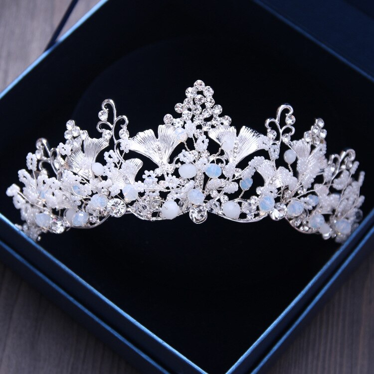 Diverse corone di cristallo color oro argento tiara sposa regina della moda per copricapo corona nuziale accessori per gioielli per capelli da sposa - Bridetobe.it
