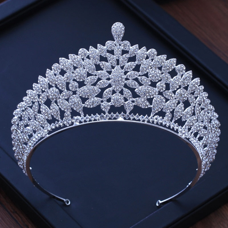 Diverse corone di cristallo color oro argento tiara sposa regina della moda per copricapo corona nuziale accessori per gioielli per capelli da sposa - Bridetobe.it