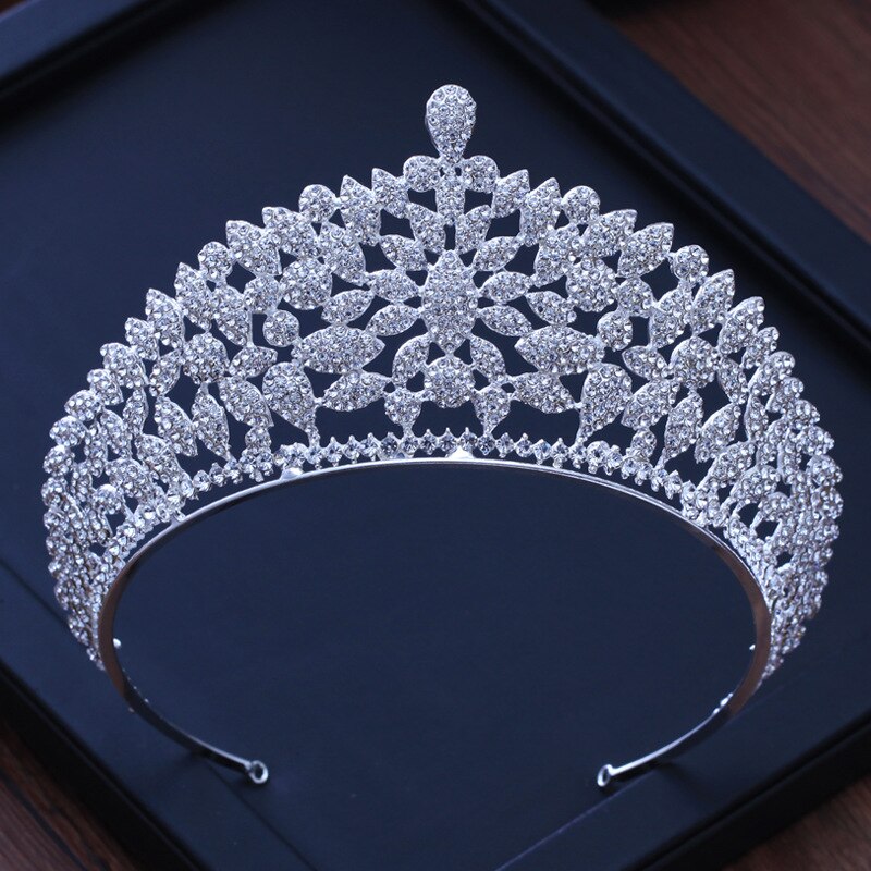 Diverse corone di cristallo color oro argento tiara sposa regina della moda per copricapo corona nuziale accessori per gioielli per capelli da sposa - Bridetobe.it
