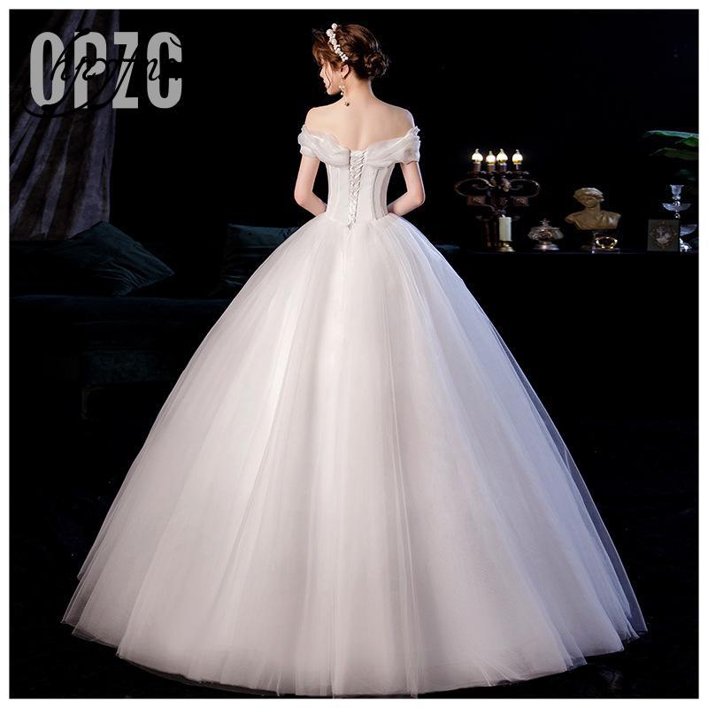 Plus Size Off The Shoulder Sweetheart Wedding Dress With Bow - Vestidos De Noiva 2023 Robe De Mariage
