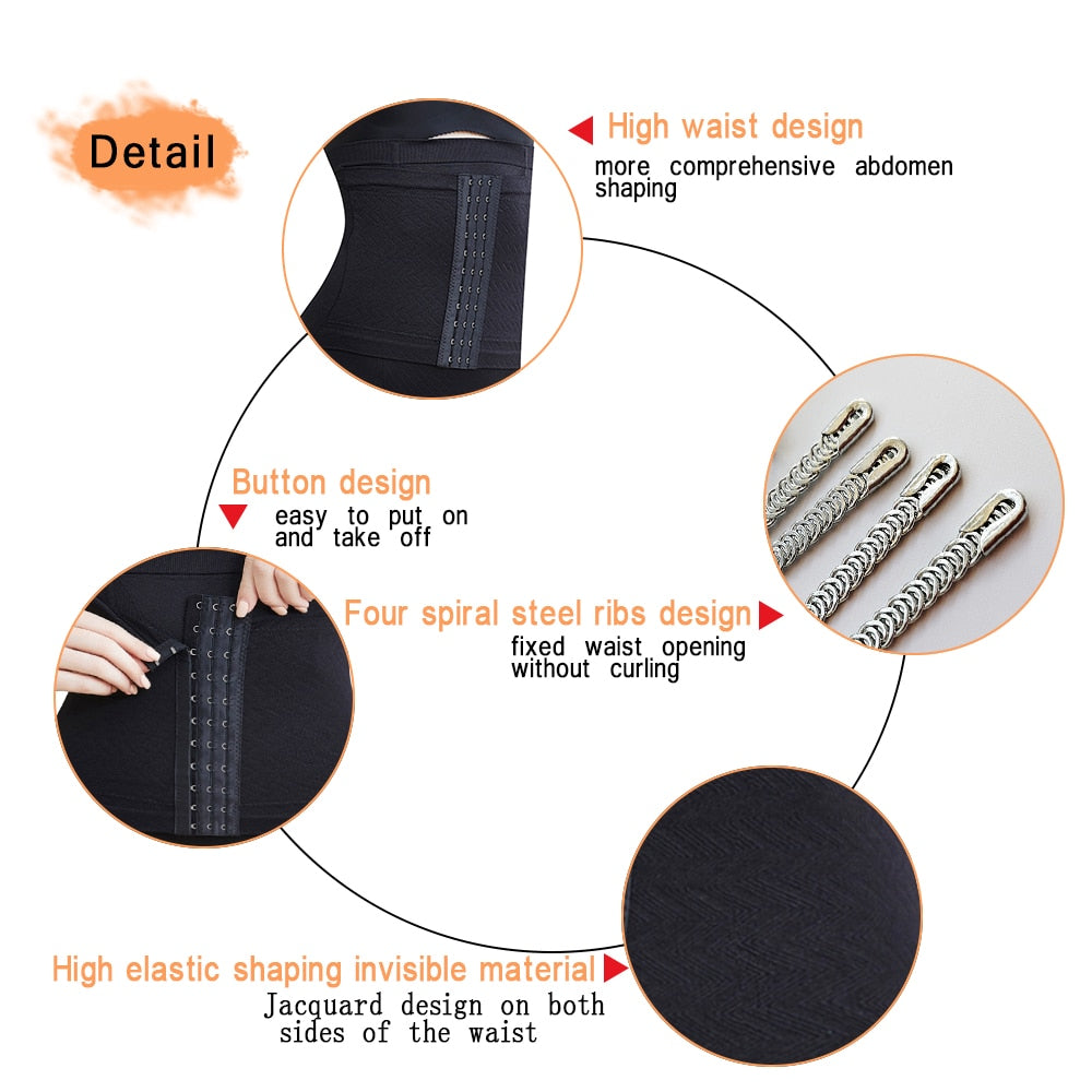 Pantaloncini Modellanti Vita Alta per Donne - Shapewear per Vita Modellata e Controllo della Pancia