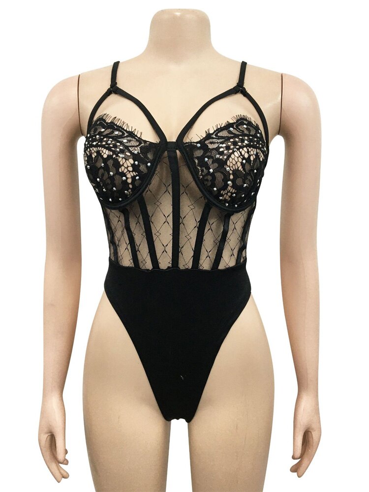 Abito da sera sexy con strass impreziosito da body Set elegante abito da donna in due pezzi con spacco alto aderente da discoteca - Bridetobe.it