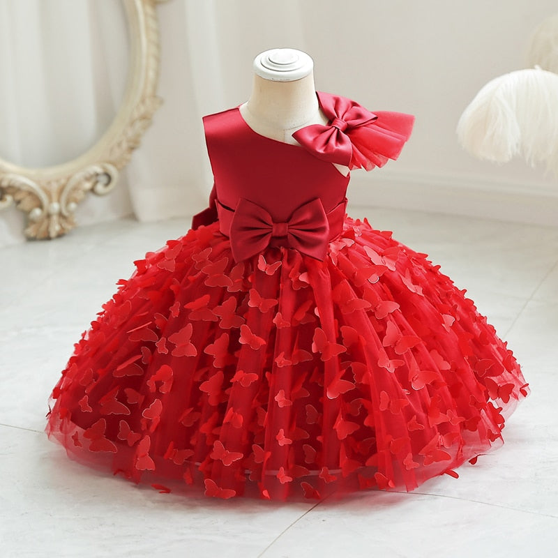 DovearkGirl's dress Little child's mesh gauze pommel skirt Dinner dress Sleeveless Princess skirt Purple M133 - Bridetobe.it