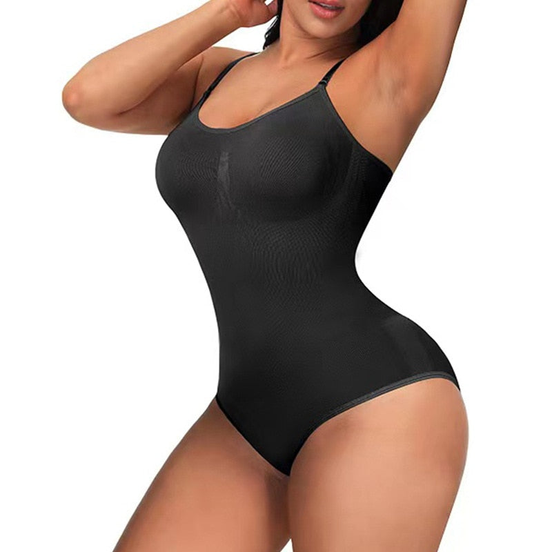 Set Body Shapewear a 2 pezzi - Modellatore per il corpo delle donne, controlla l'addome, snellisce le cosce e solleva il sedere