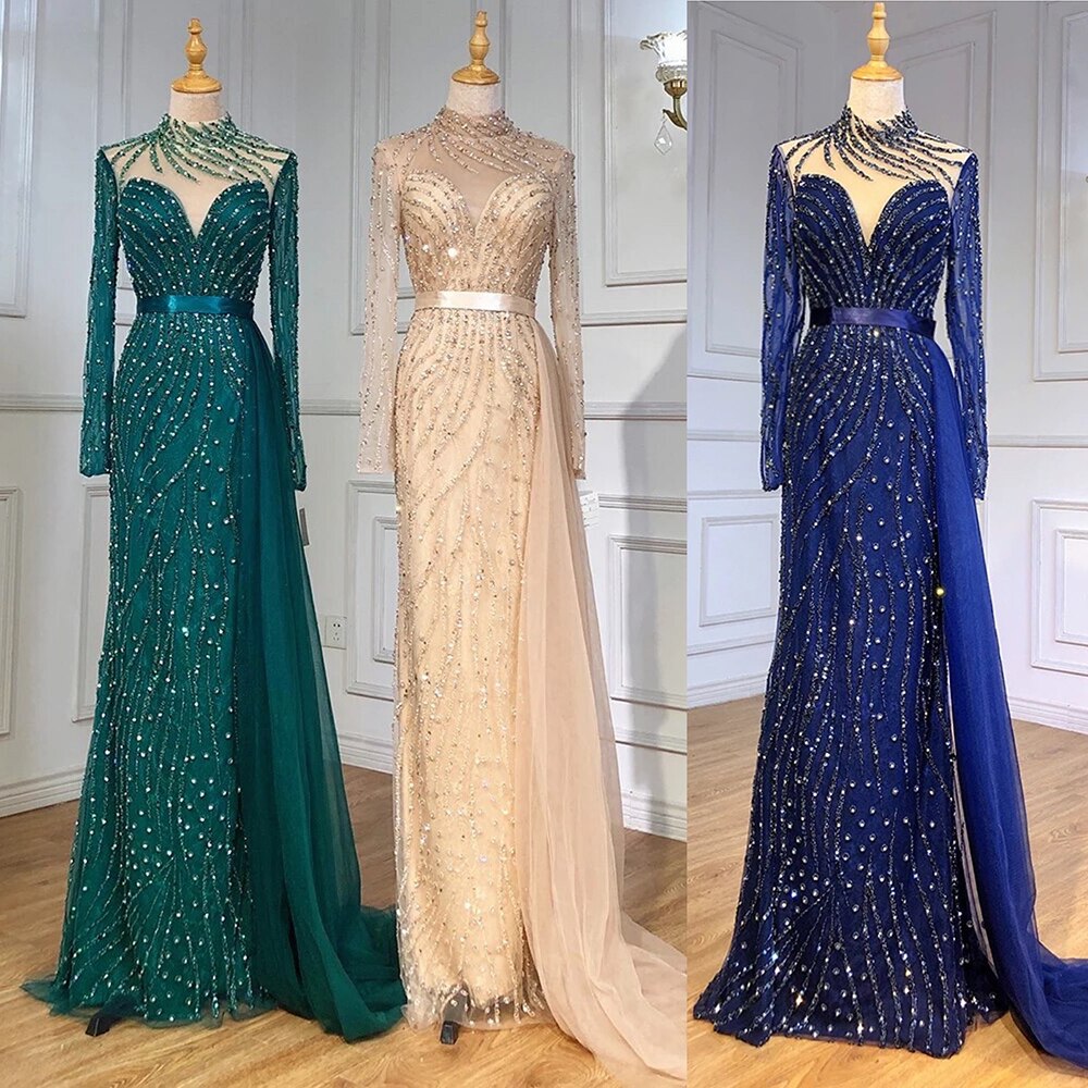 Navy Blue Luxury Evening Dresses for Women in Dubai 2023 - Elegant Bea Bridetobe.it Navy Blue Luxury Evening Dresses for Women in Dubai 2023 - Elegant Bea Bridetobe.it