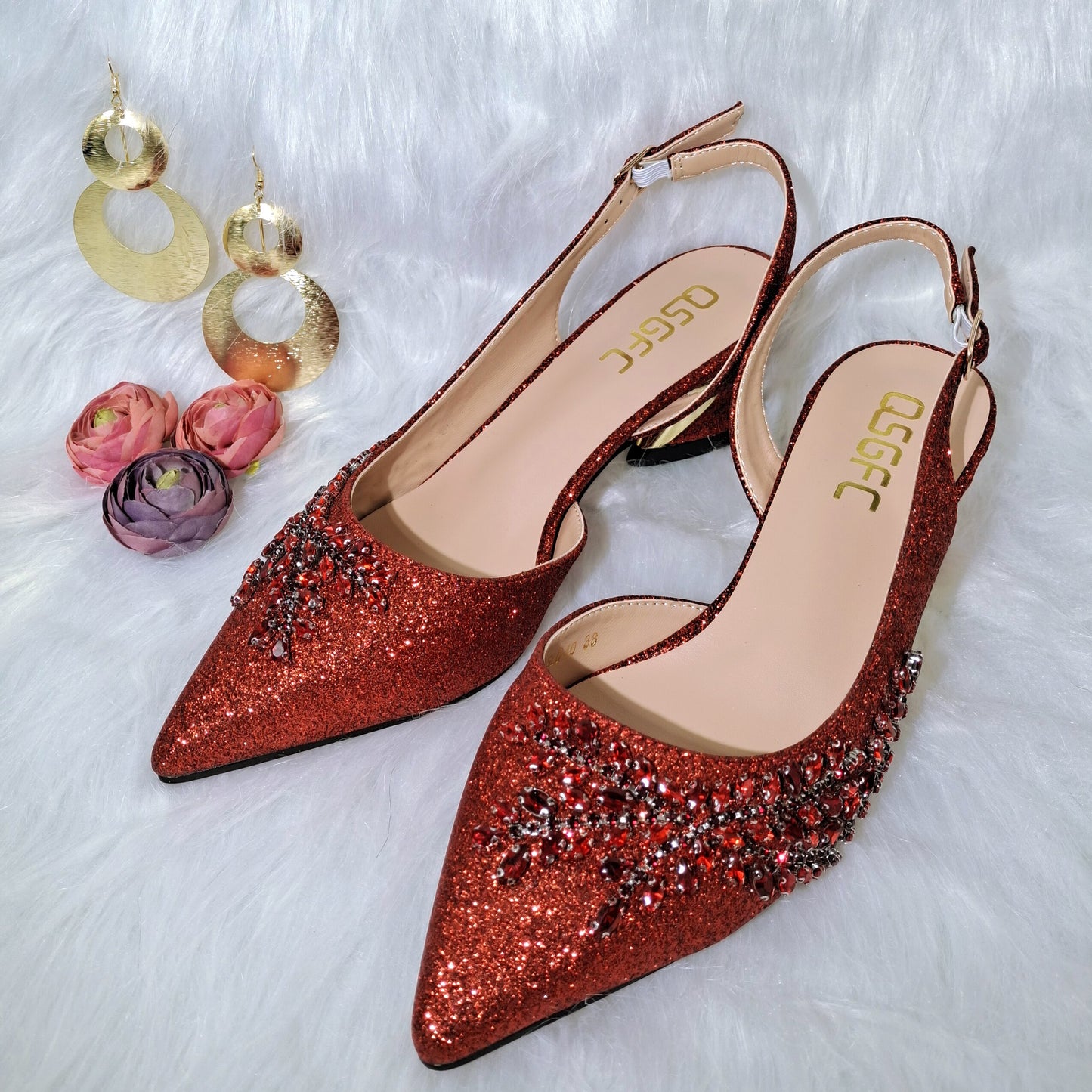 Scarpe e Borsa Fatte a Mano in Stile Popolare in Africa con Design Italiano Elegante e Colori Multipli per Feste/Matrimoni - Bridetobe.it