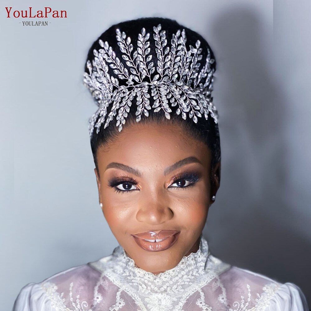 Accessori da sposa-Corona di Strass e Diademi in Strass per Concorso di Bellezza, Matrimonio e Accessori per Capelli da Sposa - Forma di  Fiori Fatta a Mano - Bridetobe.it