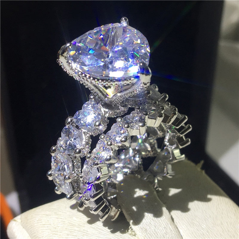 ANELLO DONNA FIDANZAMENTO ARGENTO MASSICCIO 925 SOLITARIO ZIRCONE ANELLO DONNA FIDANZAMENTO ARGENTO MASSICCIO 925 SOLITARIO ZIRCONE