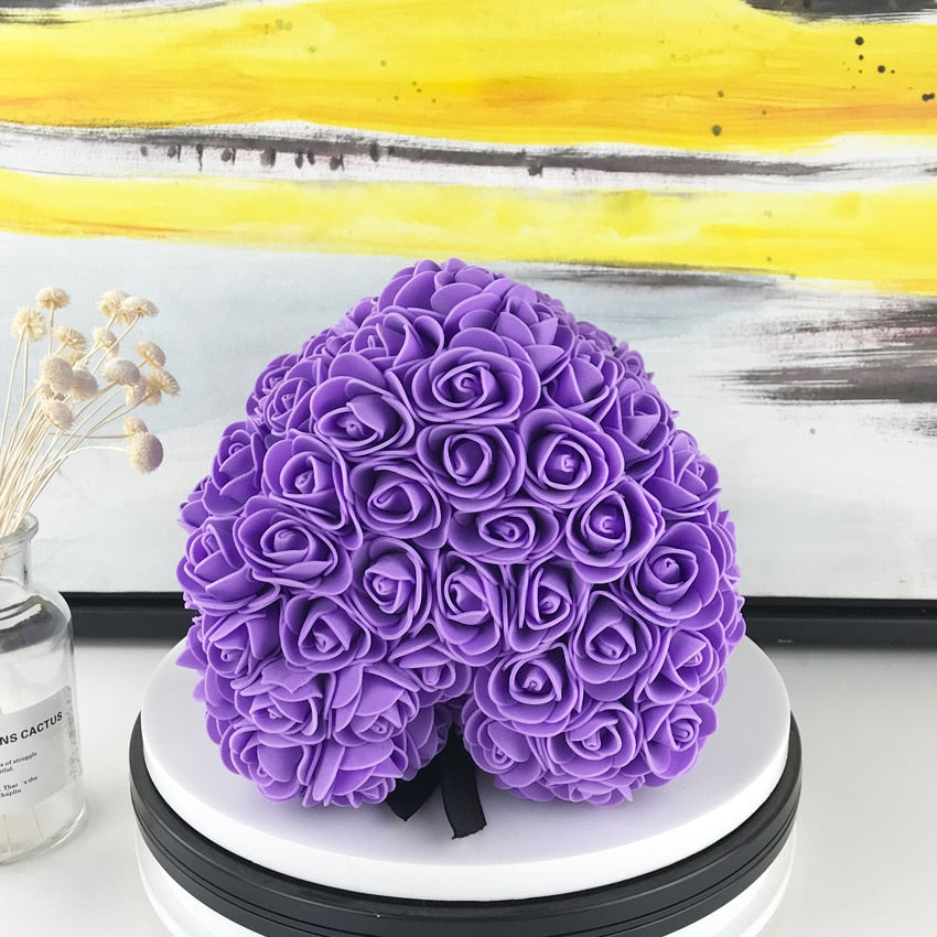 Orso di Rose Eterne Creativo per San Valentino, Natale e Matrimonio - Bridetobe.it