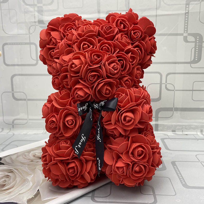 Orso di Rose Eterne Creativo per San Valentino, Natale e Matrimonio - Bridetobe.it