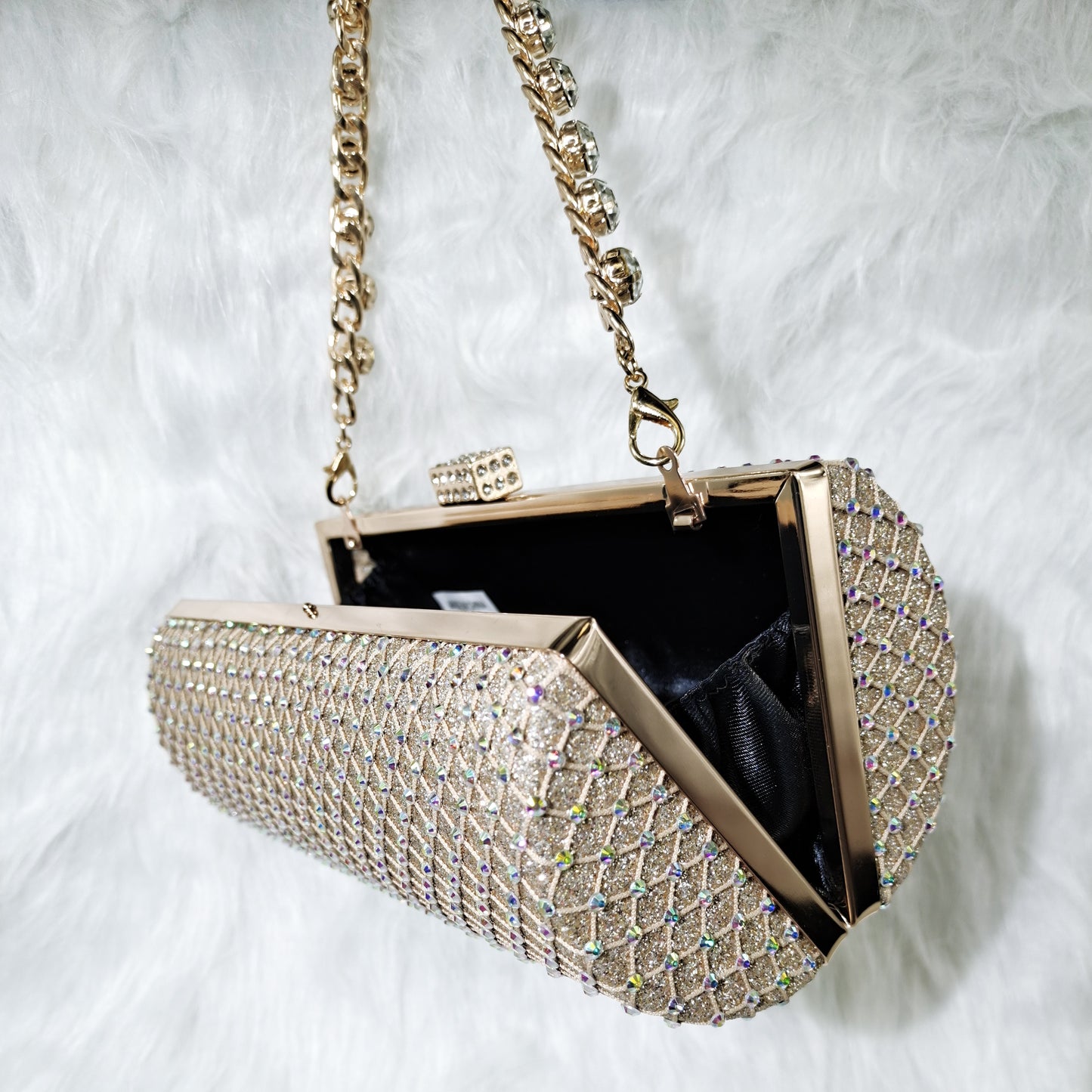 Scarpe da sposa con borsa fatte a mano in oro.argento e multicolori: eleganti e comode - Bridetobe.it