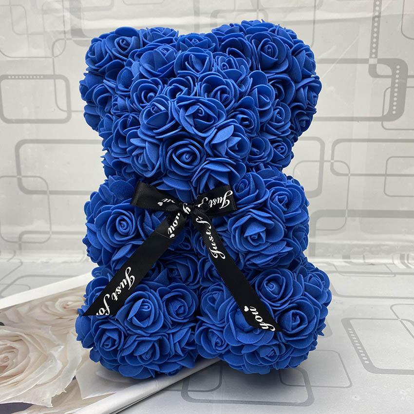 Orso di Rose Eterne Creativo per San Valentino, Natale e Matrimonio - Bridetobe.it