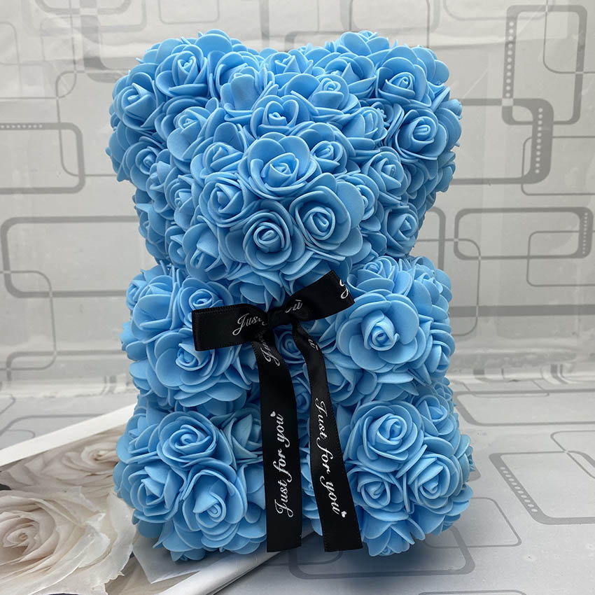 Orso di Rose Eterne Creativo per San Valentino, Natale e Matrimonio - Bridetobe.it