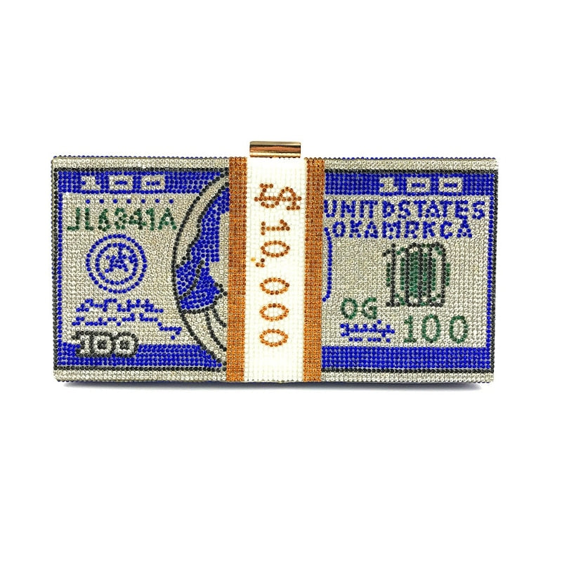 Pochette chic di alta qualità con design a dollari - Bridetobe.it