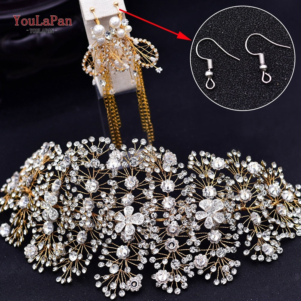 Accessori acconciature sposa di lusso in cristalli con strass" - Bridetobe.it