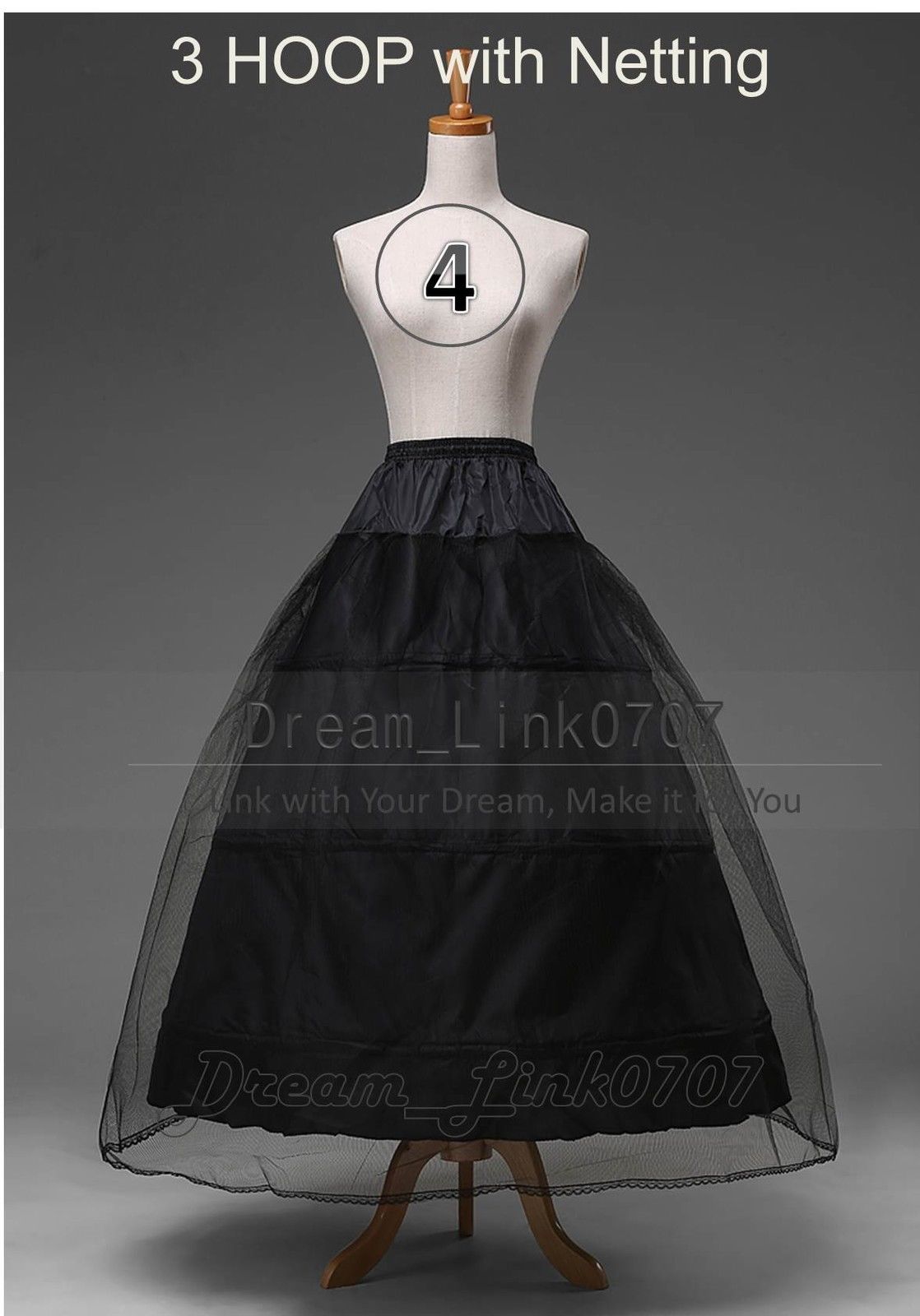 Petticoat da sposa nero di alta qualità - Bridetobe.it