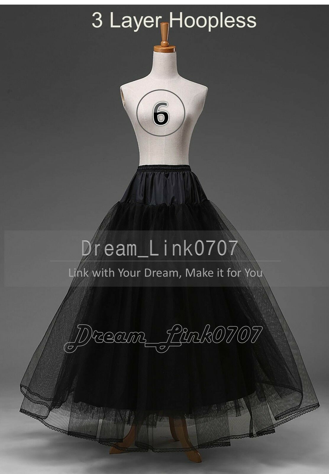 Petticoat da sposa nero di alta qualità - Bridetobe.it