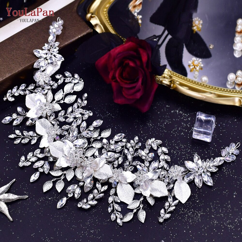 Accessori acconciature sposa di lusso in cristalli con strass" - Bridetobe.it