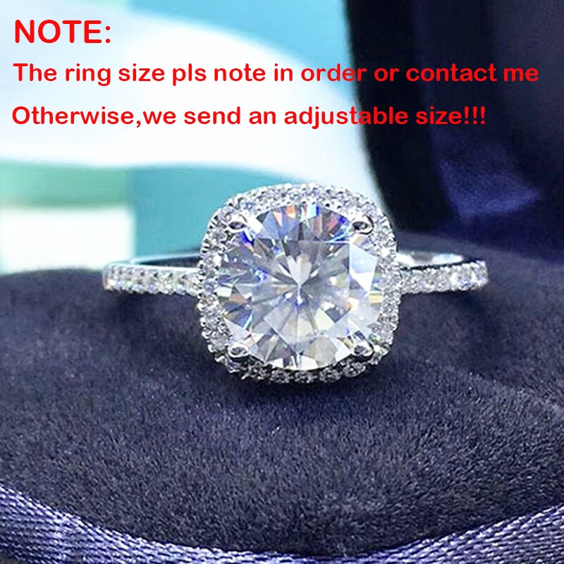 Set di gioielli in argento 925 Sterling Moissanite con certificato GRA - Bridetobe.it