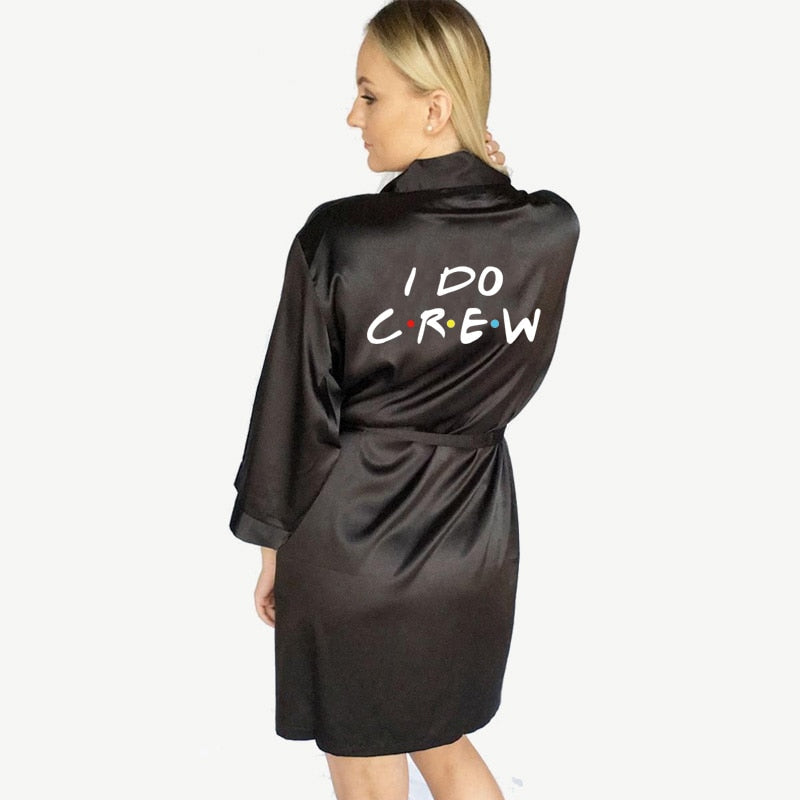 Vestaglia da Sposa per Addio al Nubilato, Serata tra Ragazze, Festa Nuziale, Regalo per Proporre alle Damigelle - Bridetobe.it