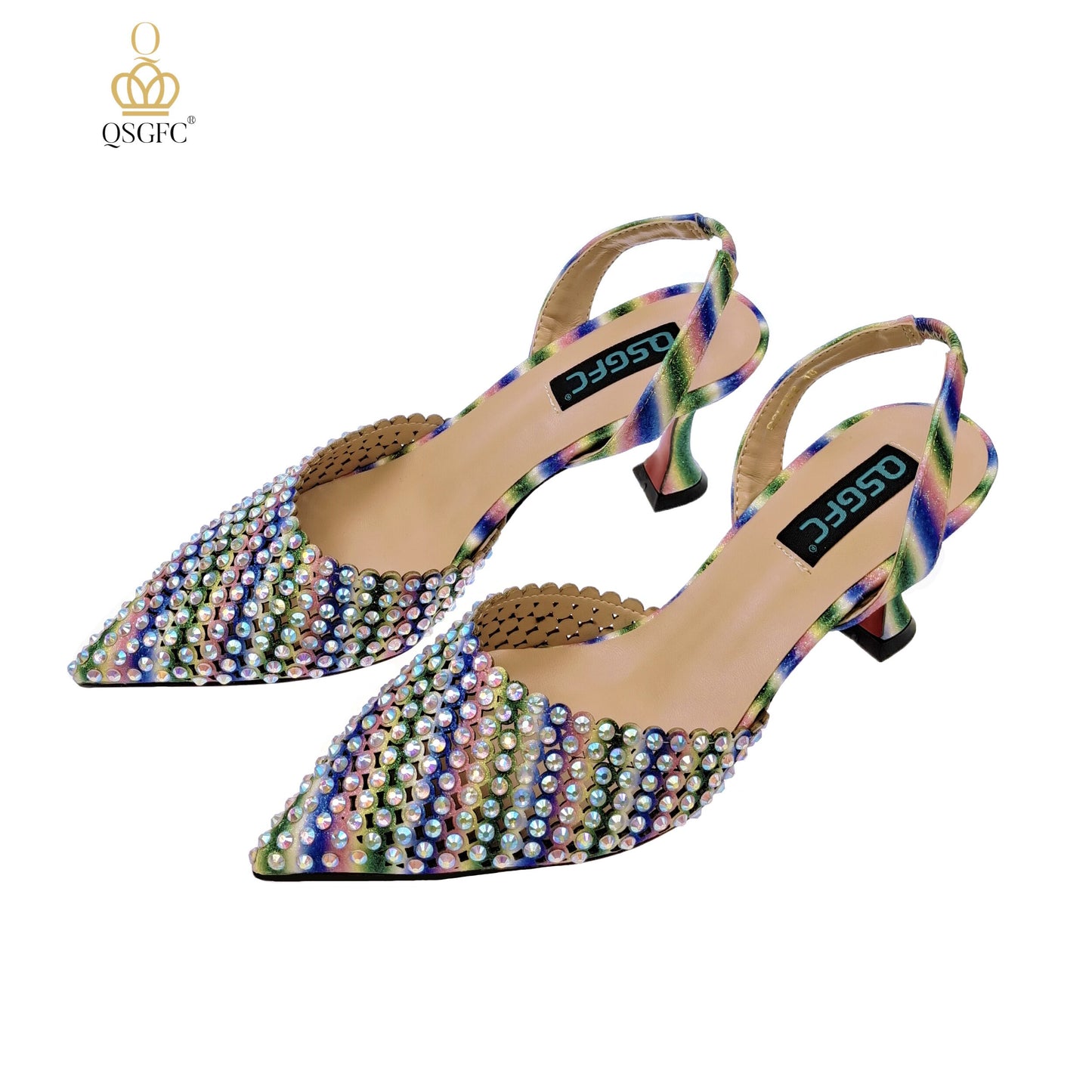 Scarpe e borsa artigianali italiane dallo stile popolare a ritagli per donne: eleganti, colorate e perfette per feste e matrimoni - Bridetobe.it