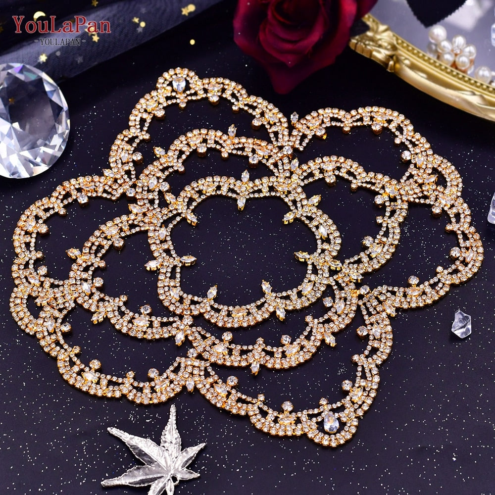 Accessori capelli sposa di lusso in zirconio a forma di fiore con cristalli - Bridetobe.it