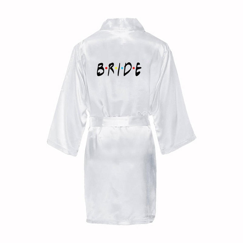 Vestaglia da Sposa per Addio al Nubilato, Serata tra Ragazze, Festa Nuziale, Regalo per Proporre alle Damigelle - Bridetobe.it