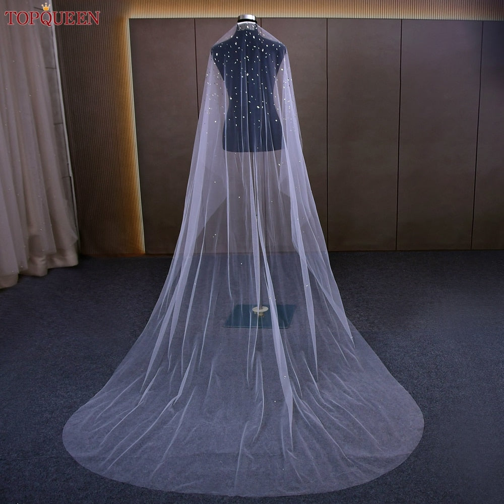 Velo da sposa-Accessori di lusso per matrimoni con stelle d'oro scintillanti in cristallo diamante per sposa 2023 - Bridetobe.it