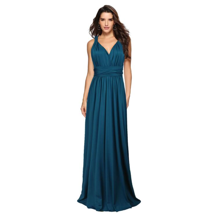 Sexy maxi abiti da damigella d'onore Abiti lunghi da festa multiway Swing Dress convertibile Infinity Robe damigelle d'onore Boho abito da donna - Bridetobe.it