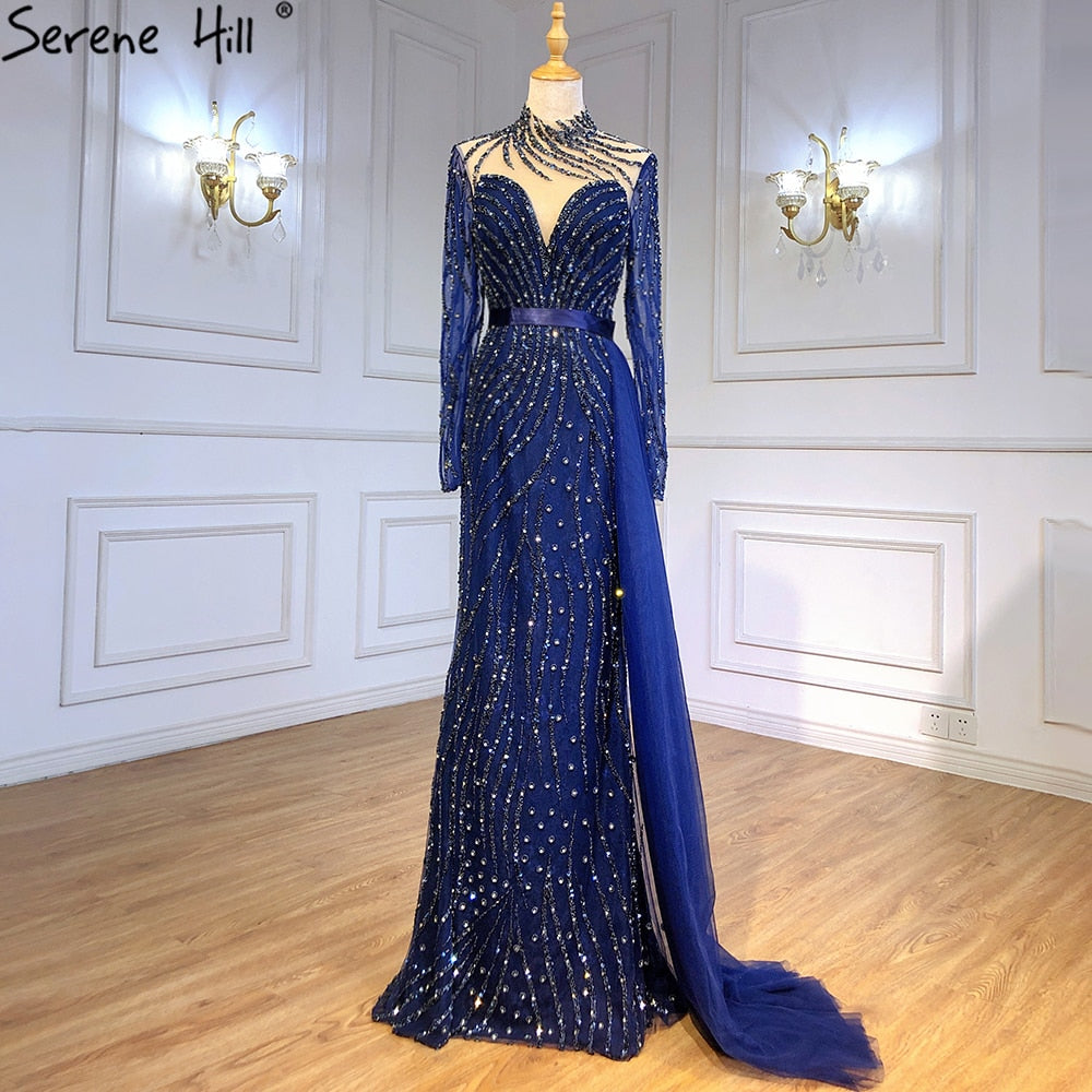 Navy Blue Luxury Evening Dresses for Women in Dubai 2023 - Elegant Bea Bridetobe.it Navy Blue Luxury Evening Dresses for Women in Dubai 2023 - Elegant Bea Bridetobe.it