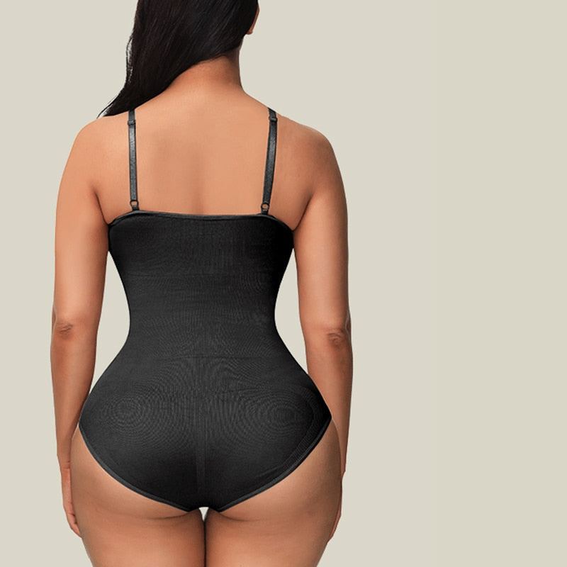 Set Body Shapewear a 2 pezzi - Modellatore per il corpo delle donne, controlla l'addome, snellisce le cosce e solleva il sedere