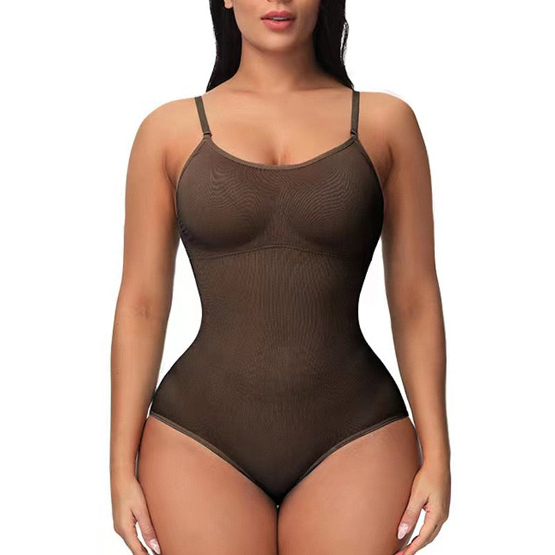 Set Body Shapewear a 2 pezzi - Modellatore per il corpo delle donne, controlla l'addome, snellisce le cosce e solleva il sedere