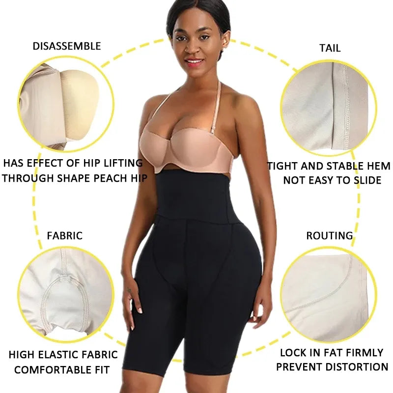 Butt Lifter Panties with Abdominal Control for Women - Body Shaper with Hip Emphasis and Butt Lift