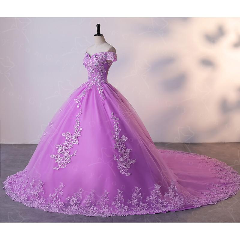 Abito da Quinceanera con Strascico: Elegante Abito da Ballo Scollo a Barchetta, lussuoso Abito da Festa Taglie Forti, Abito da Ballo da Sera