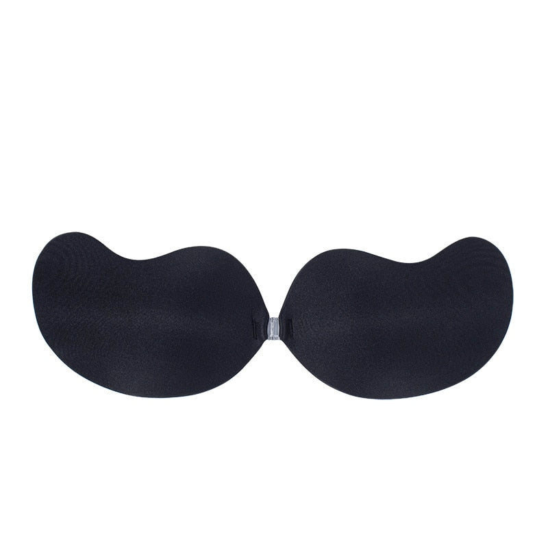 Reggiseno in silicone invisibile push-up, sexy, senza spalline, adesivo sul retro, per potenziare il seno delle donne, copertura capezzolo