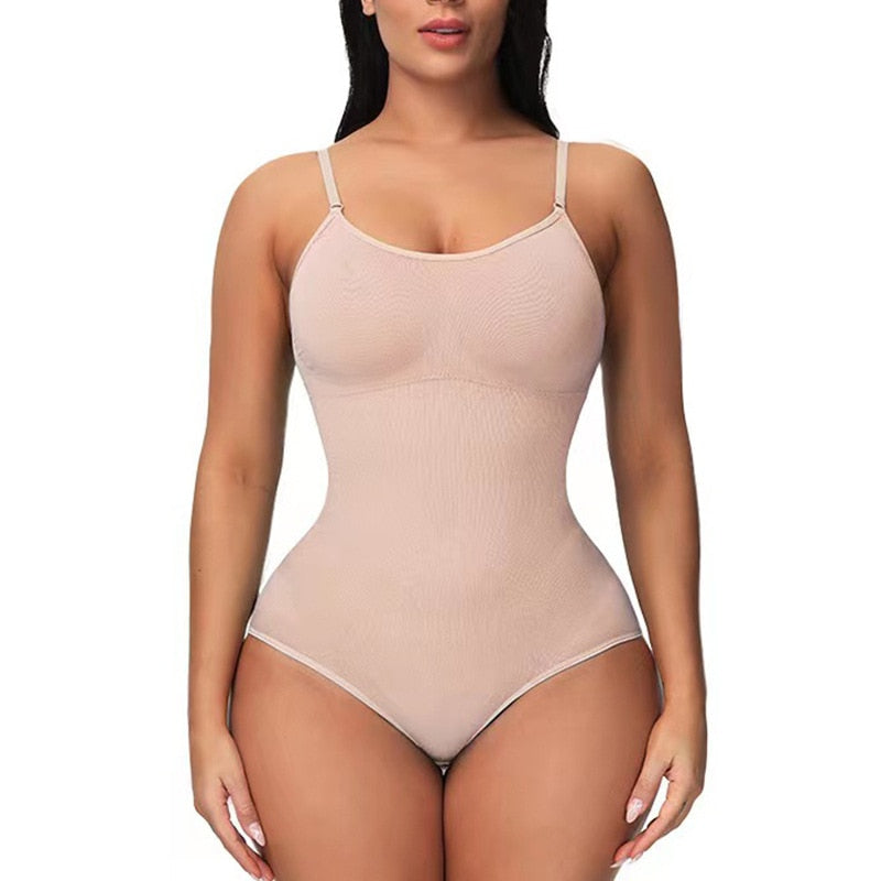 Set Body Shapewear a 2 pezzi - Modellatore per il corpo delle donne, controlla l'addome, snellisce le cosce e solleva il sedere