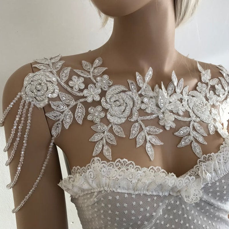 Scialle Fatto a Mano con Perline per Accessori da Sposa - Bridetobe.it