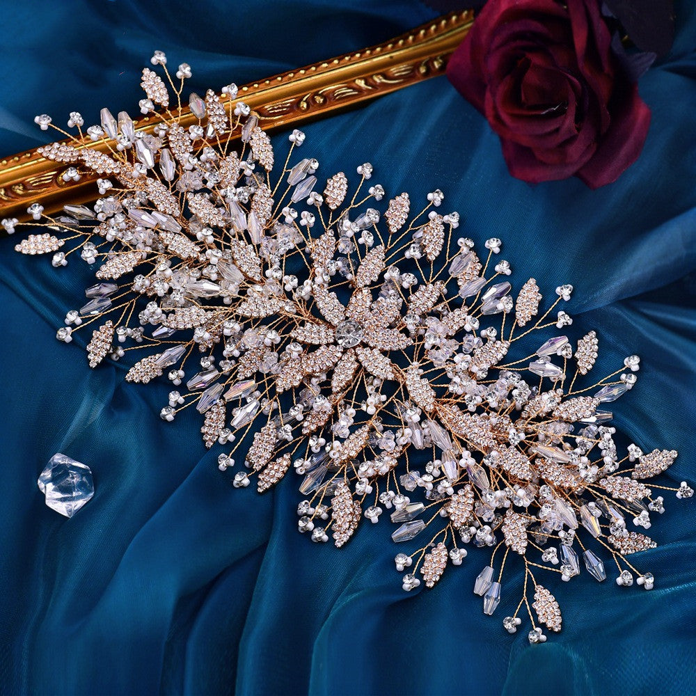 Accessori di lusso per acconciature da sposa con cristalli e strass - Bridetobe.it