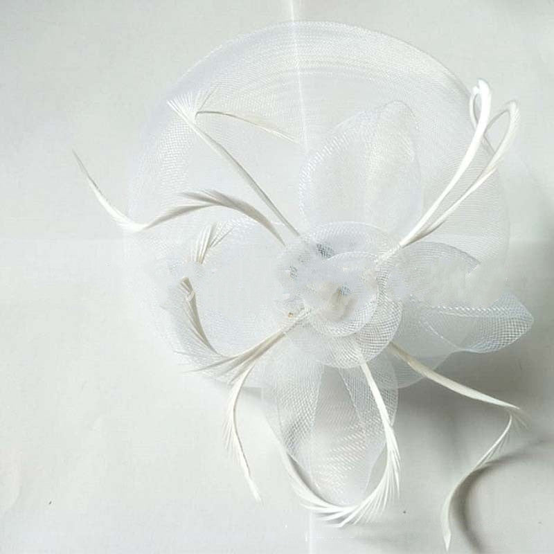 Accessori per capelli da sposa vintage fatti a mano con fiori in rete - Bridetobe.it