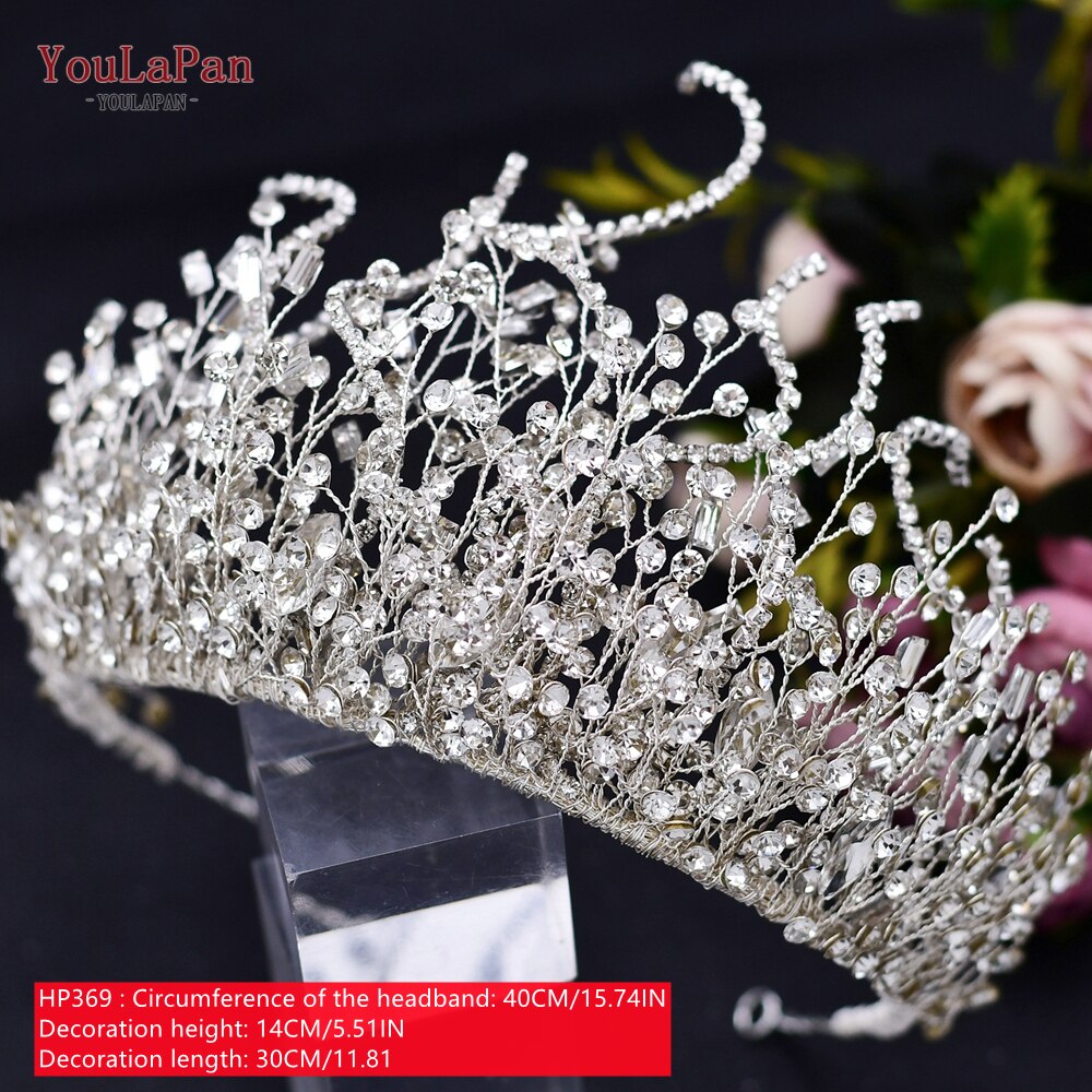 Set di tiara e orecchini da sposa fatti a mano con cristalli - Bridetobe.it