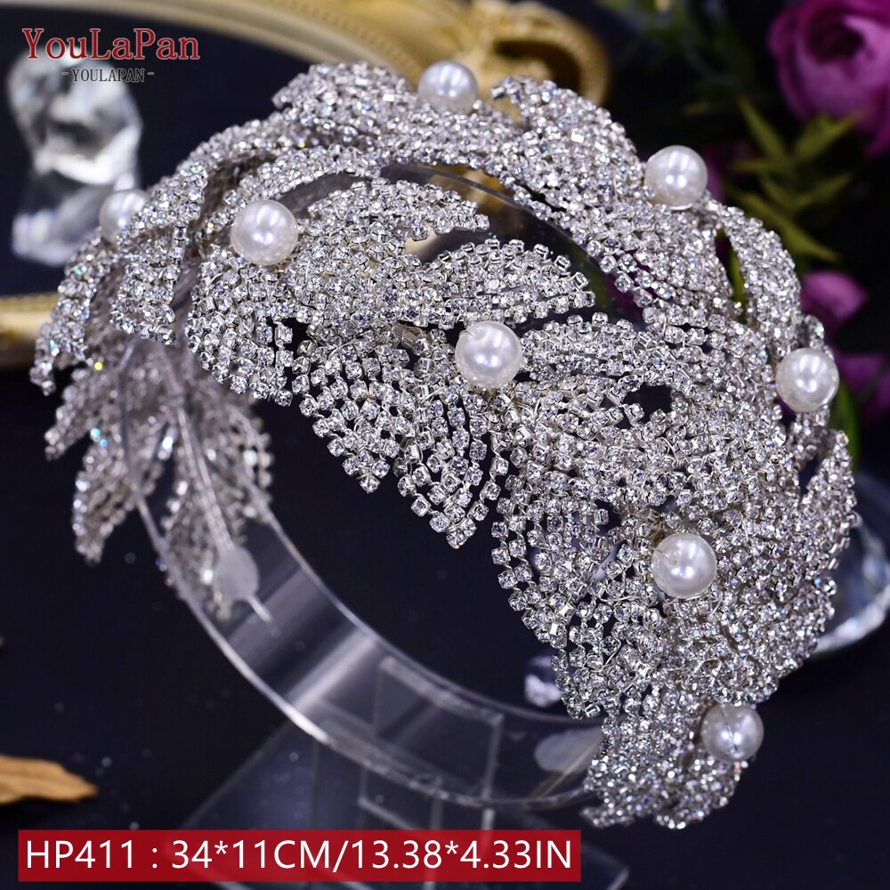 Accessori capelli sposa di lusso a forma di fiore in cristallo con Strass - Bridetobe.it