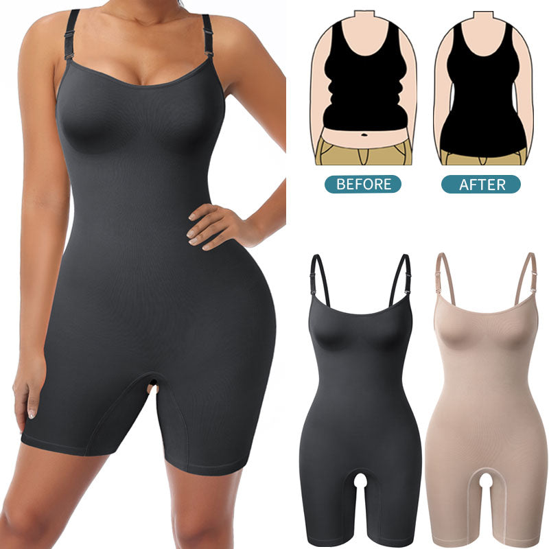 Body Shaper Intimo Modellante a Tutta Lunghezza per Donna, Controllo Addominale, Modellatura del Corpo, Sollevamento Glutei, Dimagrimento delle Cosce, Modellatori Addominali