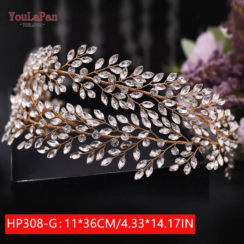 Fascia per capelli da sposa di lusso, acessori a forma di fiore fatta a mano con cristalli - Bridetobe.it