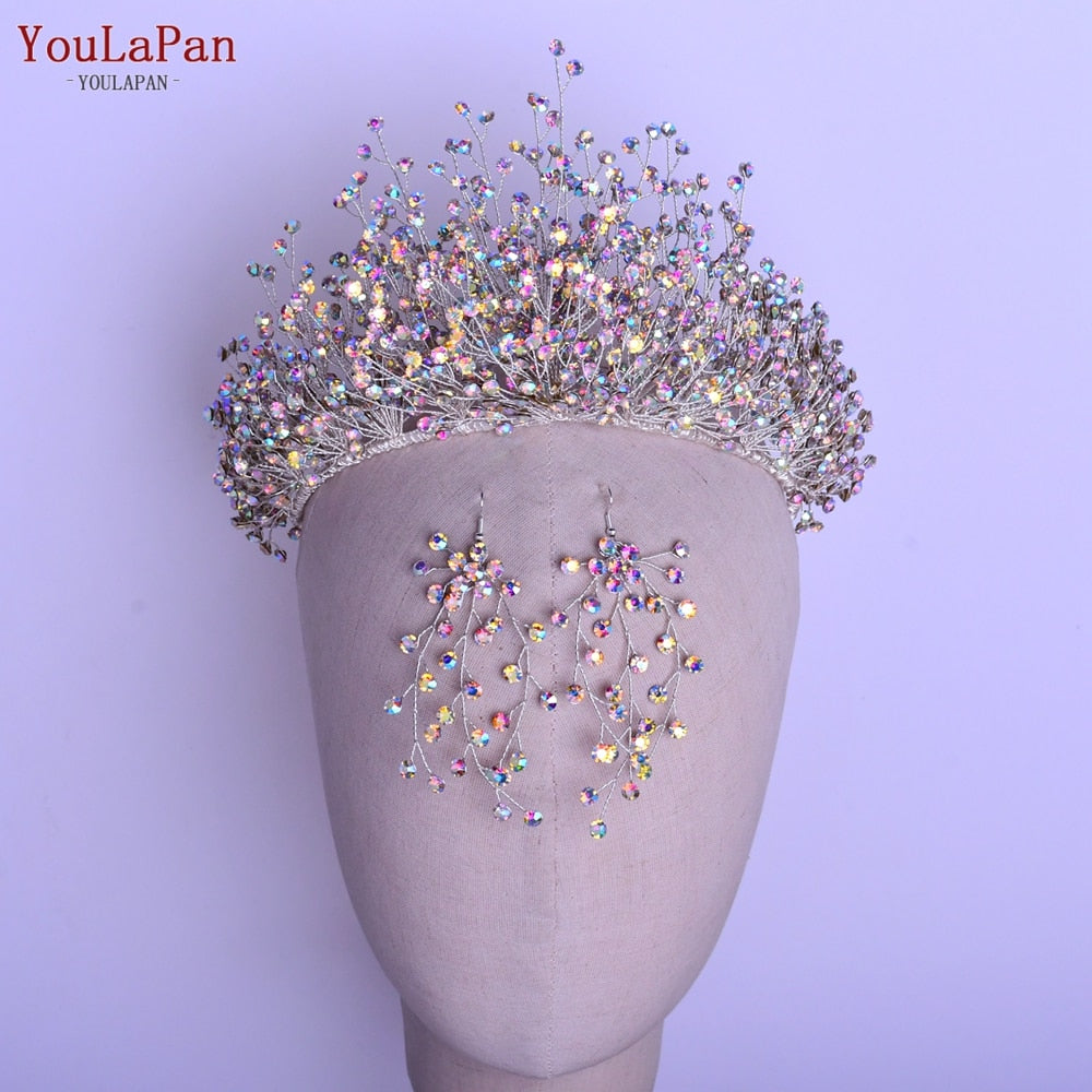 Pettine Diadema Sposa Oro Con Perle E Cristalli Strass | Accessorio Matrimonio Fatto A Mano