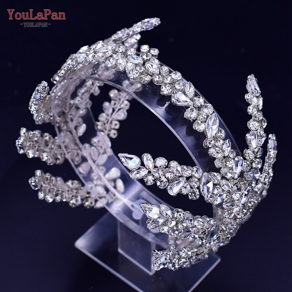 Accessori capelli sposa di lusso a forma di fiore in cristallo con Strass - Bridetobe.it