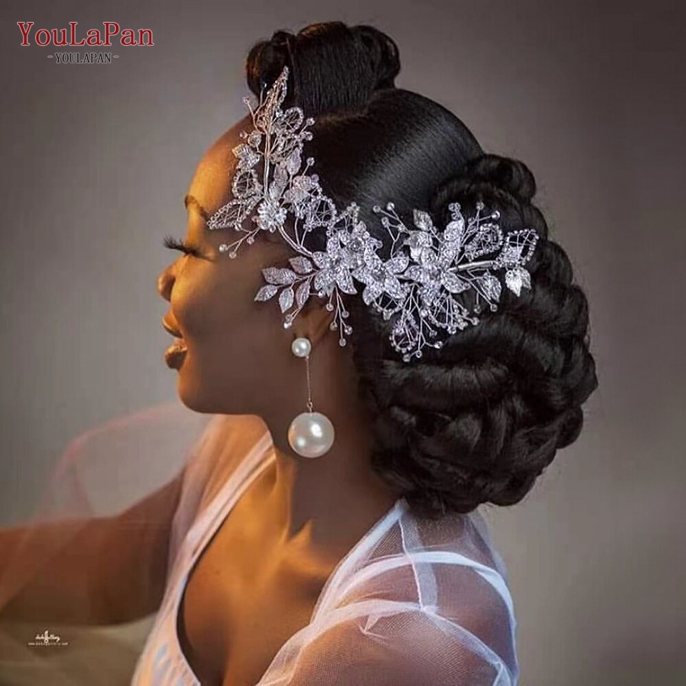 NETFEN Fascia Per Capelli Imbottita In Cristallo Boho Con Fiori E Diamanti Copricapo Di Lusso Fiori Fasce Per Capelli Accessori Per Regali D~p123204897