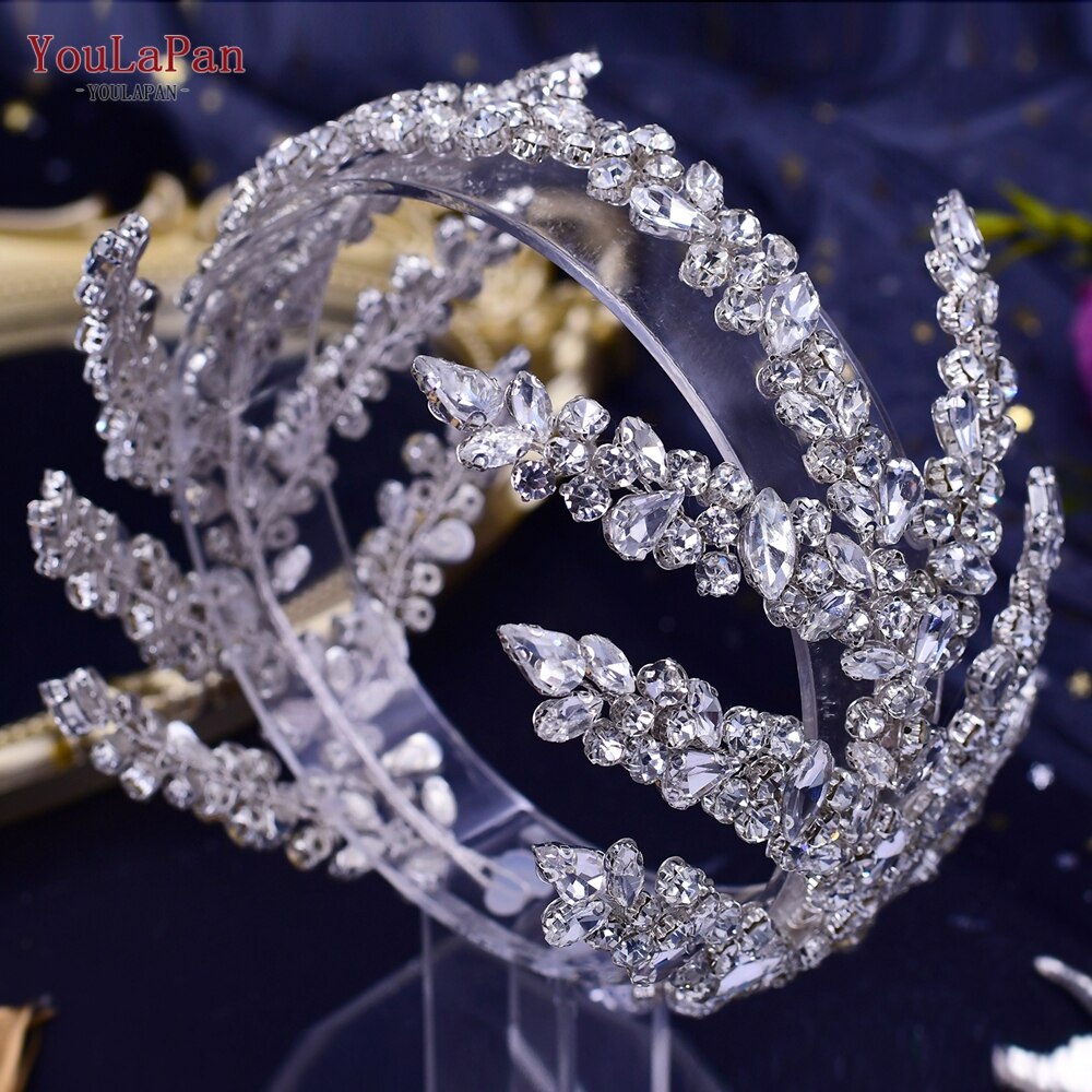 Accessori capelli sposa di lusso a forma di fiore in cristallo con Strass - Bridetobe.it